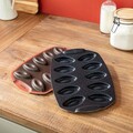 Forma de copt tarte, Tefal, PerfectBake Mini J5735002, 21 x 29 cm, aluminiu reciclat, negru/maro