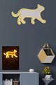 Decoratiune luminoasa LED, Kitty the Cat,  Benzi flexibile de neon, DC 12 V, Galben