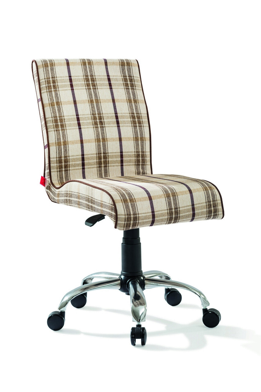 Scaun, Çilek, Plaid Soft Chair, 58x92x60 Cm, Multicolor