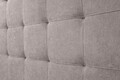 Pat matrimonial, Stockholm, Dots E, 180x200 cm, saltea tip Pocket, topper memory, Taupe