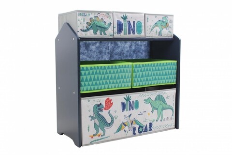 Dulap pentru depozitare jucarii Dino, U-grow, 63x30x60 cm, MDF, multicolor