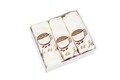 Set 3 prosoape, Bedora, Café au lait, 30 x 50 cm, 100% bumbac, multicolor