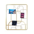 Decoratiune de perete, Moodboard 3, Metal, Dimensiune: 50 x 60 cm, Auriu