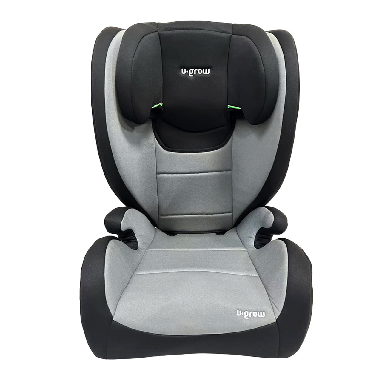 Scaun auto cu isofix R129, U-grow, 100-150 cm, poliester, gri/negru