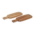 Set 2 tocatoare Mooka, Homla, 21x7.5 cm, lemn, natur