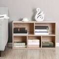 Corp biblioteca, Vasagle, 50x24x80 cm, PAL, natural oak