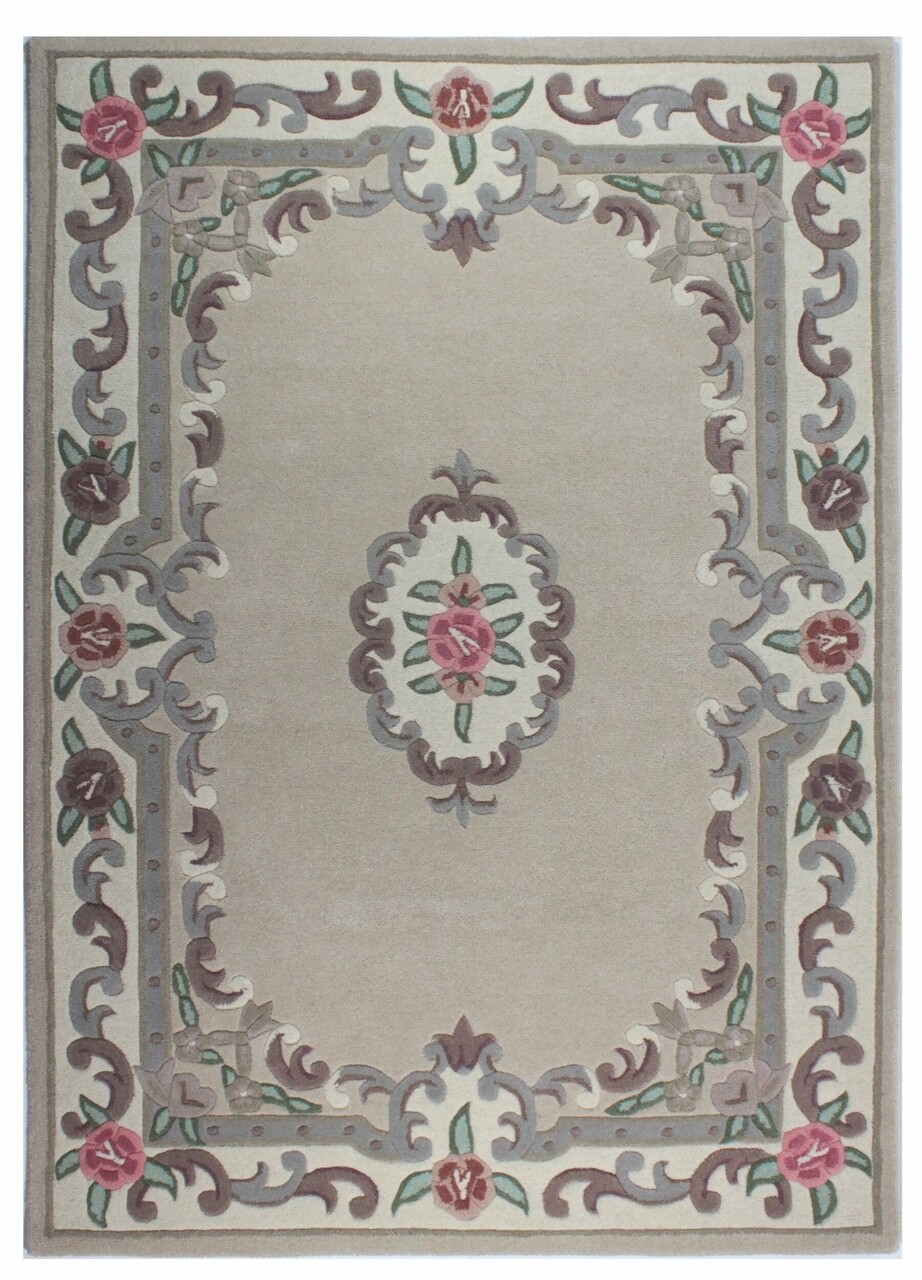 Covor Aubusson Fawn, Flair Rugs, 150x240 cm, lana, maro deschis