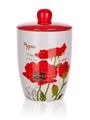 Recipient cu capac Red Poppy, Banquet, 600 ml, ceramica