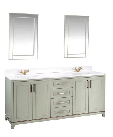 Set mobilier de baie (3 piese), Jussara, Ontario 72, Verde