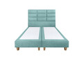 Pat matrimonial, Stockholm, Harmony E, 160x200 cm, saltea tip Pocket, topper memory, Mint