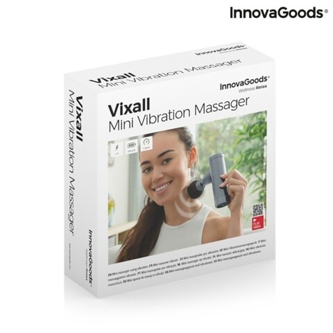 Mini masaj cu vibratii Vixall InnovaGoods, 14.5x5 cm