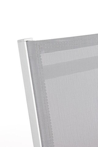 Scaun pliabil pentru gradina Elin, Bizzotto, 47x57x88 cm, aluminiu/textilena, alb