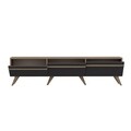 Comoda TV, Inarch, Amsterdam, 180 x 42 x 35 cm, pal melaminat, antracit