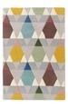 Covor Venice Bedora, 120x170 cm, 100% lana, multicolor, finisat manual