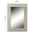 Oglinda decorativa Siena, Versa, 54 x 76 cm, lemn