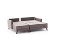 Coltar extensibil pe stanga Bella Mini, Balcab Home, 205x81x85 cm, lemn, maro