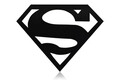 Decoratiune luminoasa LED, Superman, MDF, 60 LED-uri, Galben