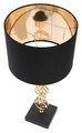 Lampa de masa Glam Rings, Mauro Ferretti, 1 x E27, 40W, Ø25x54.5 cm, fier/textil