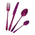 Set tacamuri 16 piese Abele, Homla, inox tip 430, violet