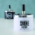 Scrumiera Smoke V1, Boltze, 9x12 cm, inox, negru