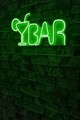 Decoratiune luminoasa LED, Bar,  Benzi flexibile de neon, DC 12 V, Verde