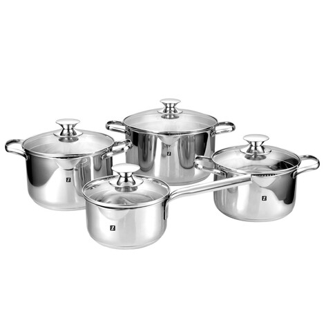 Set oale si tigai 8 piese, Zokura, inox