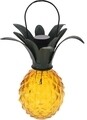 Lampa solara cu agatatoare Pineapple, 13x9x16 cm, verde/galben