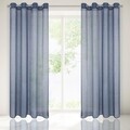 Perdea Eurofirany, Ester, 140x250 cm, poliester, albastru navy