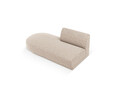 Modul canapea stanga 2 locuri, Miley, Micadoni Home, BL, 158x85x74 cm, poliester chenille, bej