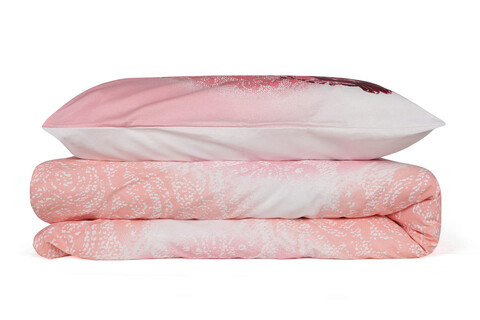 Lenjerie de pat dubla, Çalıkuşu - Pink, Pearl Home, Bumbac Ranforce