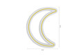 Decoratiune luminoasa LED, Crescent, Benzi flexibile de neon, DC 12 V, Galben