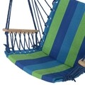 Leagan gradina/terasa, Hammock, 55 x 90 cm, albastru/verde