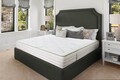 Saltea Ortopedica, Hipoalergenica, Premium Bamboo Memory Latex, 90x200 cm, Arcuri Pocket, 7 Zone de Confort