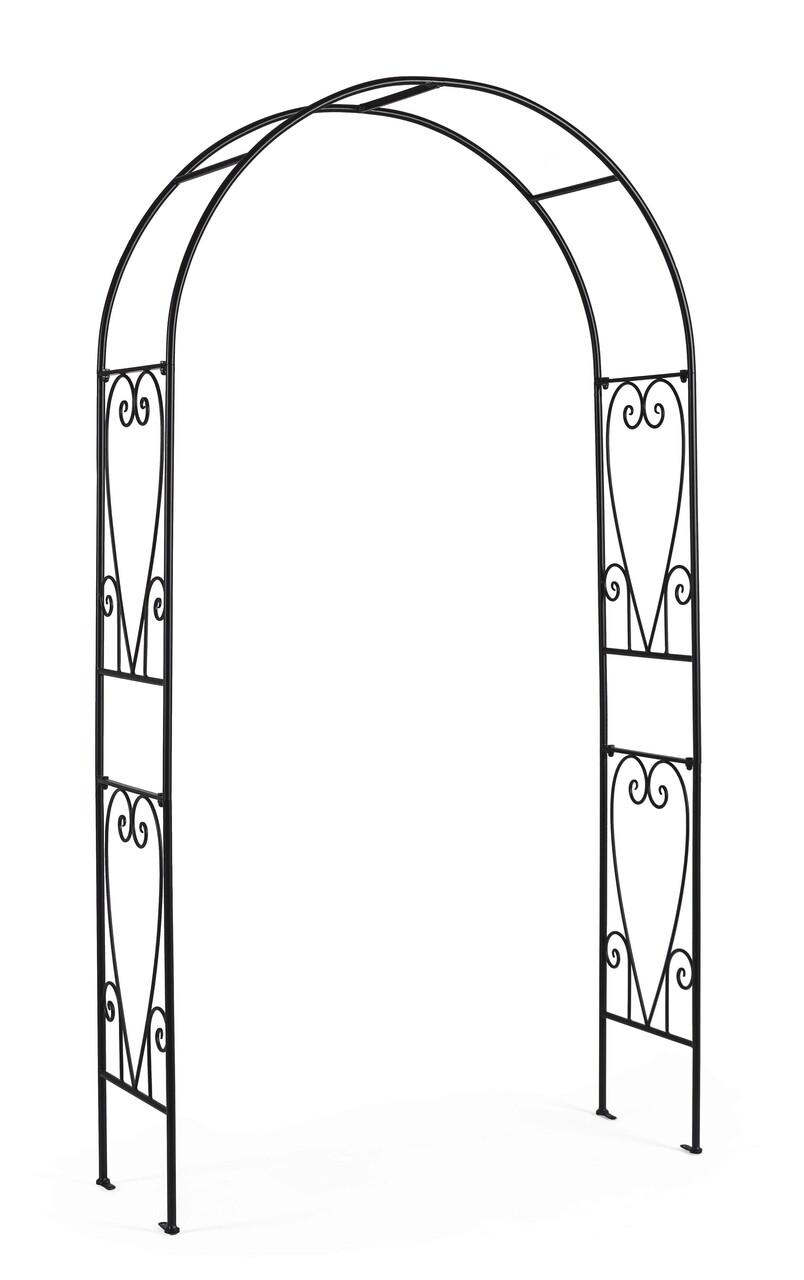 Arcada pentru plante cataratoare Alisha, Bizzotto, 110x37x210 cm, otel, negru