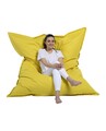 Fotoliu puf, Bean Bag, Ferndale Giant, 140 x 180 cm, poliester impermeabil, galben