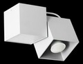 Lampa de tavan Lampex, Kraft 1 White, GU10, 40W