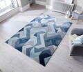 Covor Aurora, Flair Rugs, 200x290 cm, polipropilena, albastru