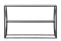 Consola Hydra, Bizzotto, 120 x 32 x 75 cm, otel/sticla temperata