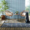 Covor Oro, Flair Rugs, 66x230 cm, polipropilena, albastru