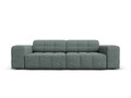 Canapea 3 locuri, Jennifer-140, Micadoni Home, 204x102x70 cm, tesatura chenille din poliester, petrol