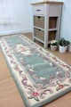 Covor Aubusson Green, Flair Rugs, 67x210 cm, lana, verde