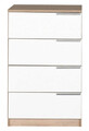 Dulap, Adore, SFN-740-SD-1, 55x89x43 cm, PAL, Sonomo / Alb