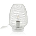 Lampa de masa White, Versa, 1 x E27, 60W, 18x27 cm, metal