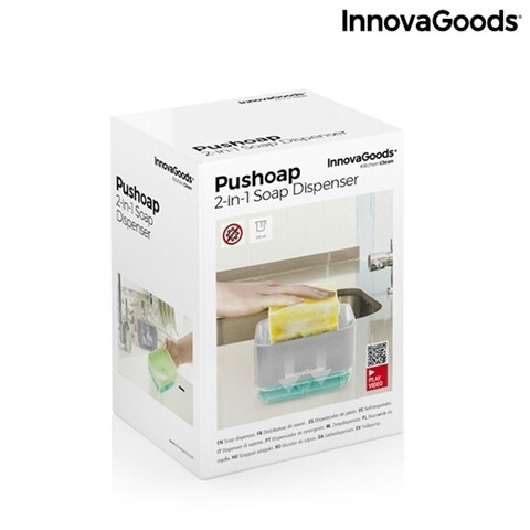 Dispenser detergent vase 2 in 1 Kitchen Sink Pushoap InnovaGoods