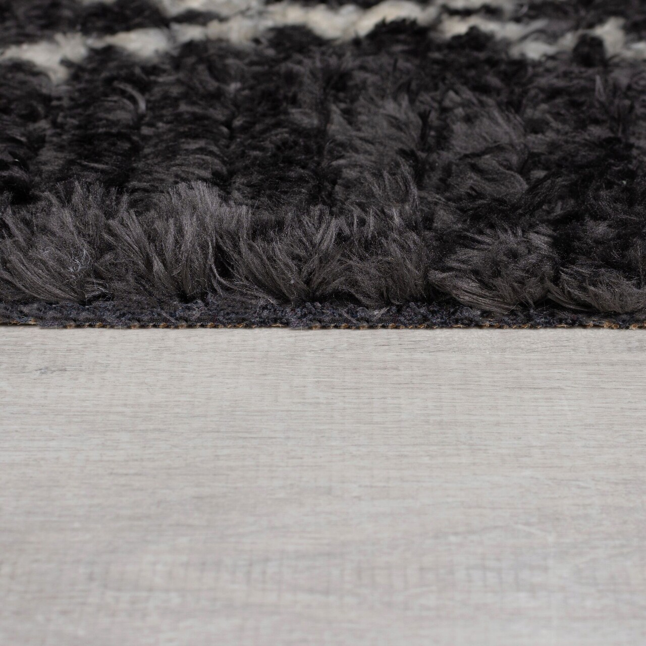 Covor Aisha Berber Rug Monochrome, Flair Rugs, 120x170 cm, poliester, negru