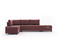 Coltar, Balcab Home, 825BLC1008, Lemn, Rosu claret