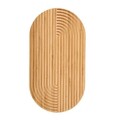 Platou pentru servire Bambou, Homla, 34.5x18.7 cm, lemn, bej