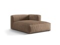 Sezlong modular living dreapta 1 loc, Martina-120, Micadoni Home, 176x123x75 cm, catifea, bej inchis