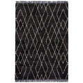 Covor Aisha Berber Rug Monochrome, Flair Rugs, 160x230 cm, poliester, negru