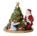 Suport pentru lumanare, Villeroy & Boch, Christmas Toys, 15 x 14 cm, portelan, pictat manual